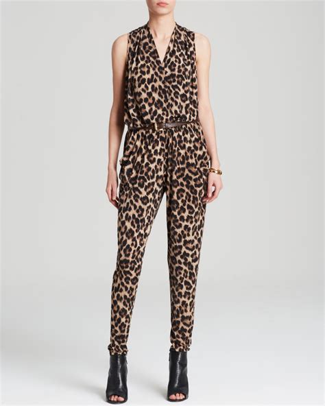 michael michael kors animal-print cropped jumpsuit|Michael michael kors animal print + FREE SHIPPING .